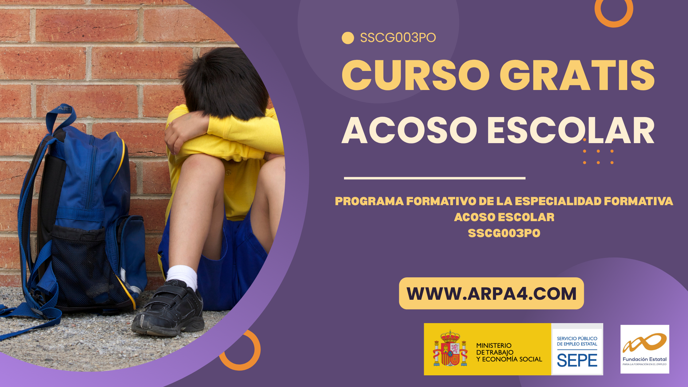 CURSO SOBRE ACOSO ESCOLAR